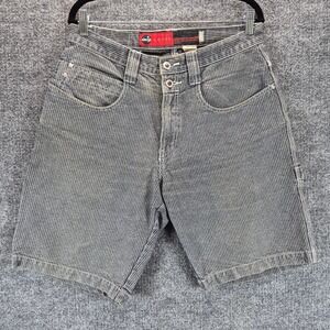 Levi's SilverTab Carpenter Shorts Hickory Stripe 32 Blue Mens